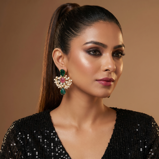 Luxe Pink Drop Earrings