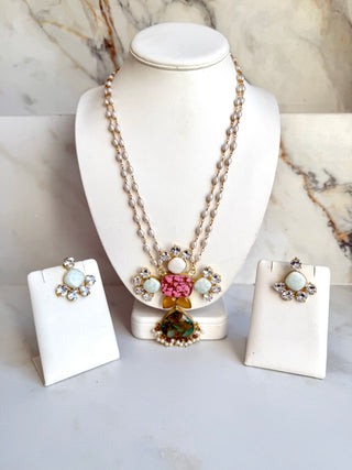 Amzonite Pink Mala Set