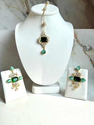 Emerald Green Tika Set