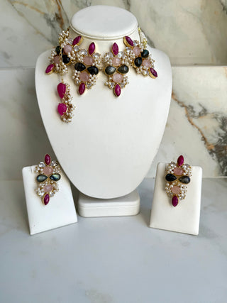 Zayra Ruby & Pink Set