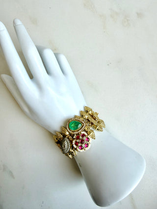 Heeraa Green Bracelet