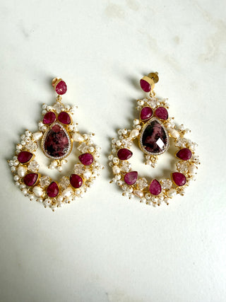 Ziya Statement Chandelier Earrings
