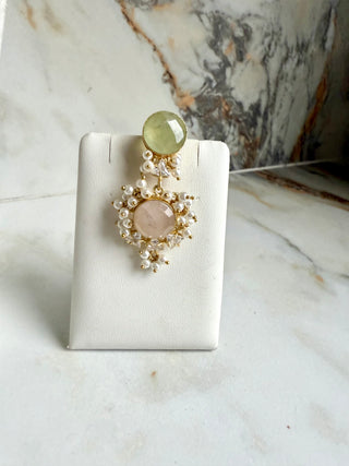 Iyzah Quartz & Prehnite Set