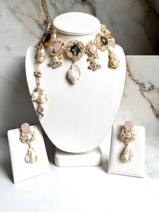 Chand Quartz Choker Set