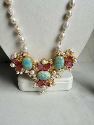 Luxury Amzonite Mala Set