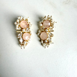 Linzi Quartz Crystal Earrings