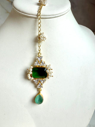 Emerald Green Tika Set