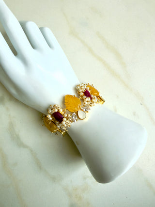 Yellow & Ruby Bracelet