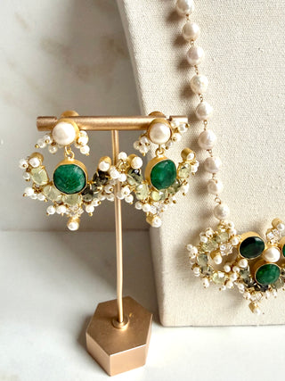 Ali Emerald Mala Set