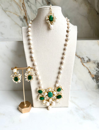 Sophie Emerald Green Mala Set