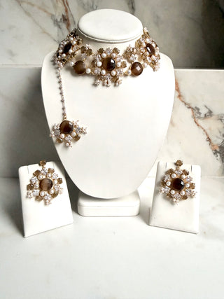 Mahira Smoky Quartz Set