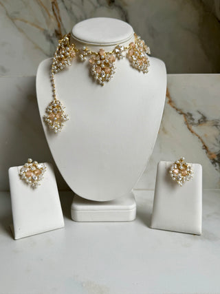 Rajkumari Peach Set