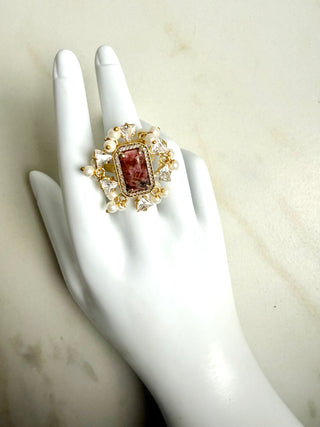 Rosa Aurora Statement Ring