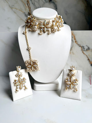 Oyster Sparkle Flower Set