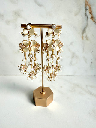 Samah Long Drop Earrings
