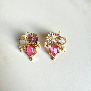 The Gulmohar Collection Purple & Pink