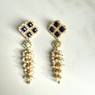 Neel Tara Pearl Cascade Earrings