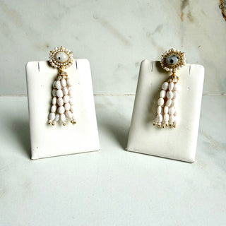 White Cascade Polki Drops