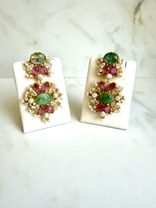 Luna Verde Statememt Earrings