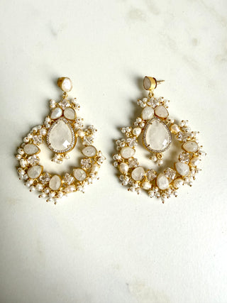 Ziya Statement Chandelier Earrings