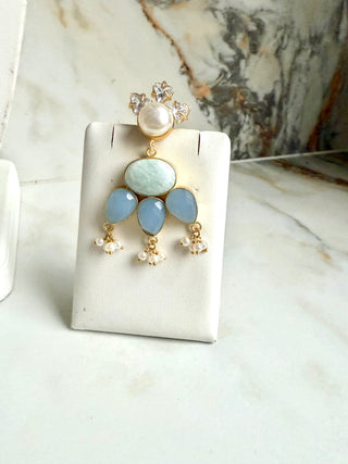 Soft blue Crystal Set