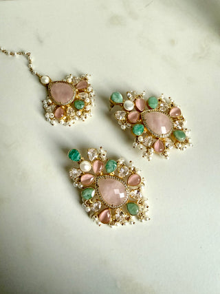 Gul-e-Gulab Rose Quartz & Mint Set