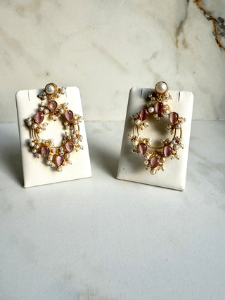 Syma Pink Earrings