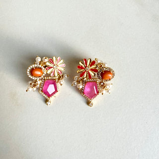 The Gulmohar Collection Orange & Red