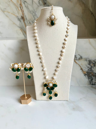 Emerald Green Mala Set