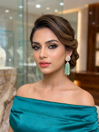 Pink Cascade  Polki Drops