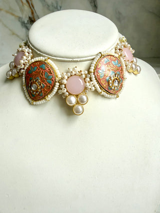 Pink Necklace Set