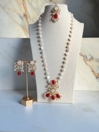 Red Crystal Mala Set
