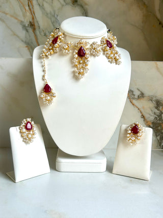 Swarovski Crystal Ruby Set