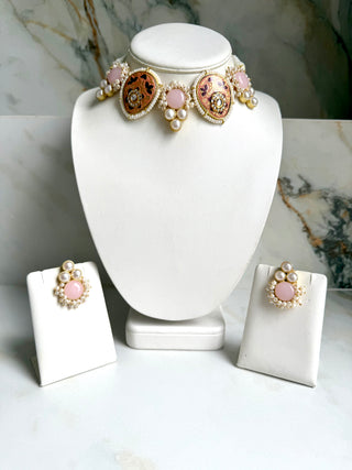 Pink Necklace Set
