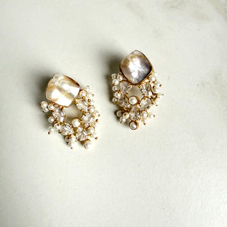 Stella Pearl Crystal Earrings