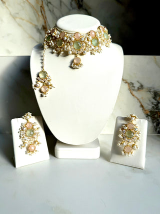 Gina Quartz & Prehnite Set