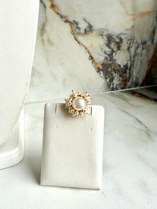 Green Druzy Pearl Set
