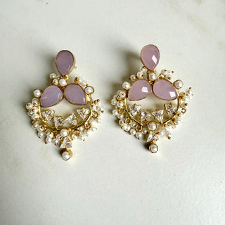 Royal Lilac Cluster Earrings