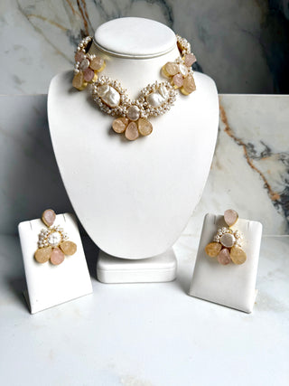 Nude & Lemon Pearl Set