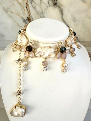 Shabnam Noir Pearl Set