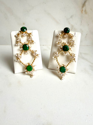 Emerald Drop Earrings