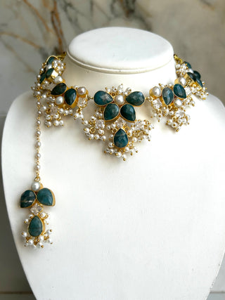 Lavanya Emerald Green Set