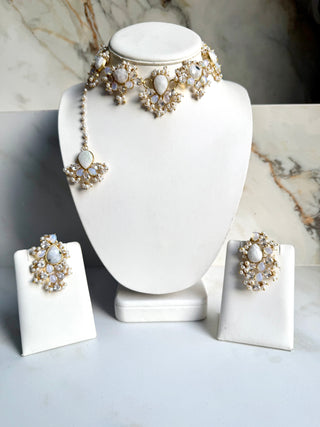 Crimson Ivory Set