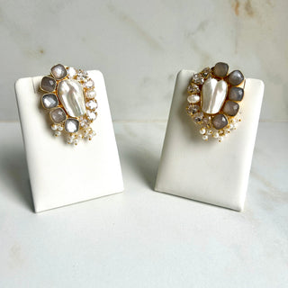 Deepa Pearl Earrings