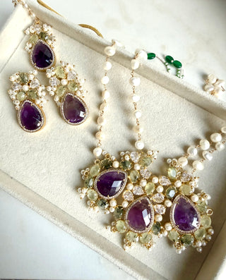 Purple Mala Set