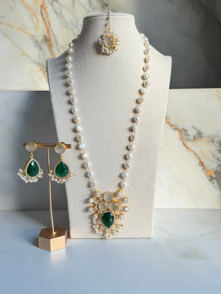 Emerald Green Mala Set