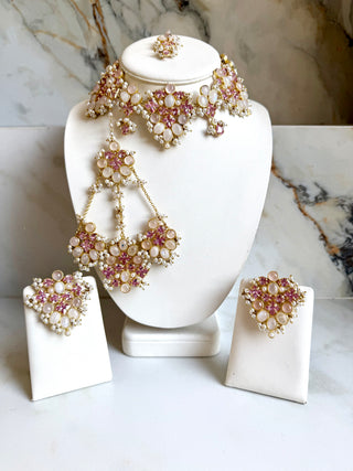 Mehrunsia Pink Bridal Set