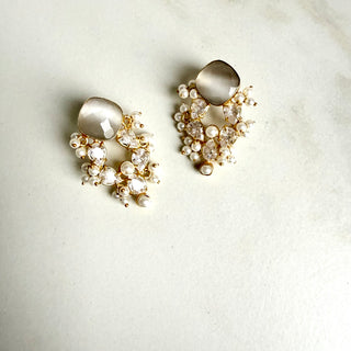 Stella Grey Crystal Earrings