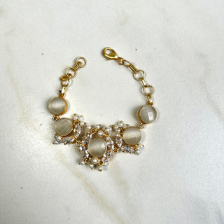 Grey Crystal Bracelet