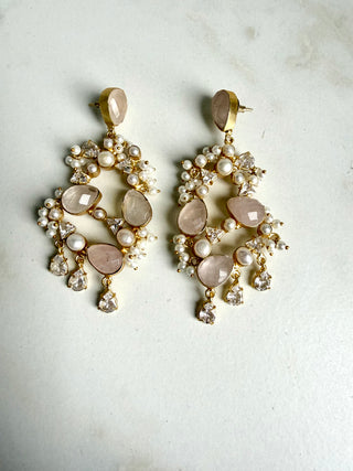 Ruya Quartz Crystal Earrings